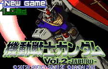 Kidou Senshi Gundam Vol. 2 - Jaburo Title Screen